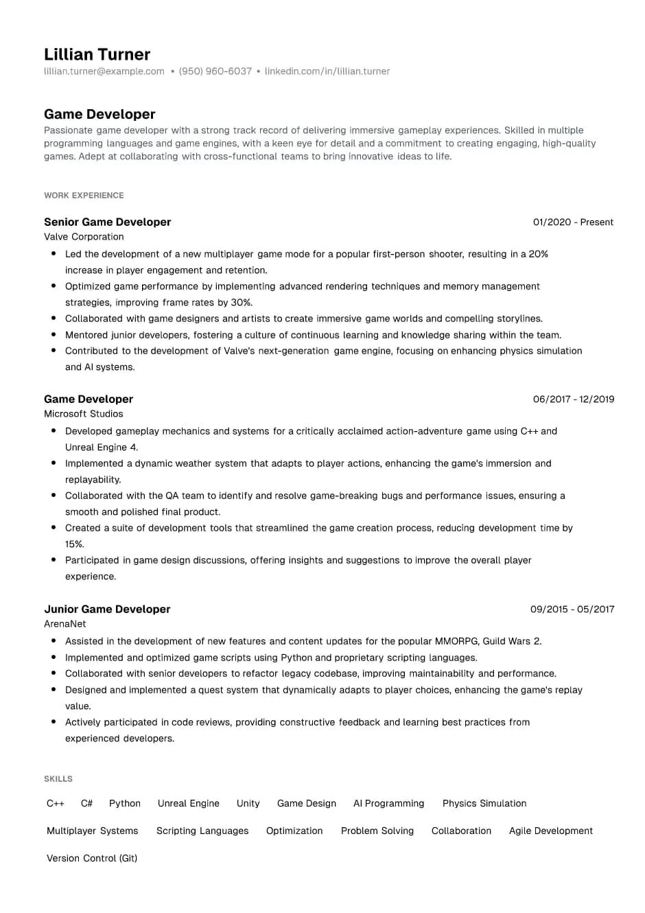 Game Developer