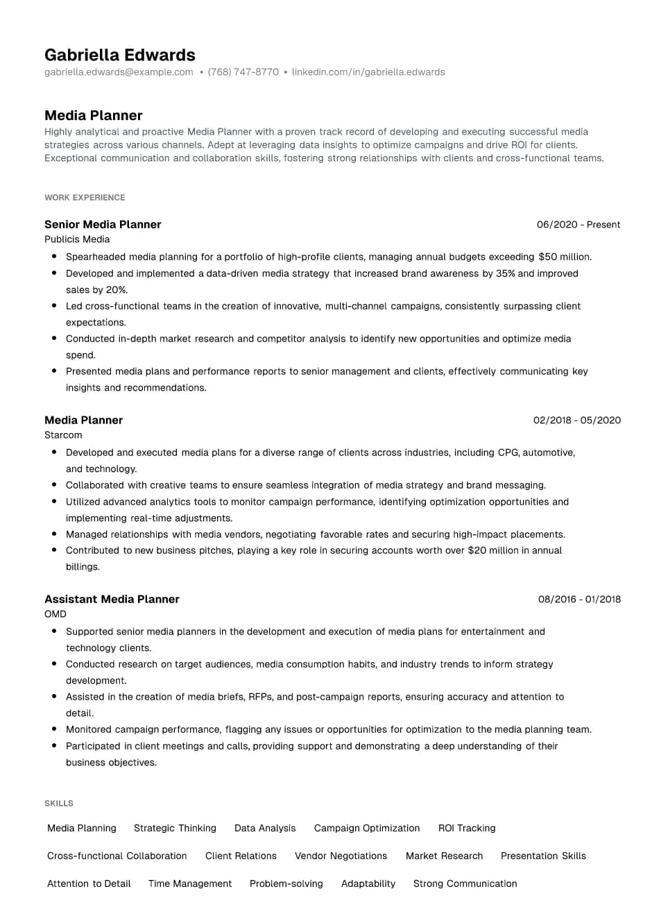 Media Planner