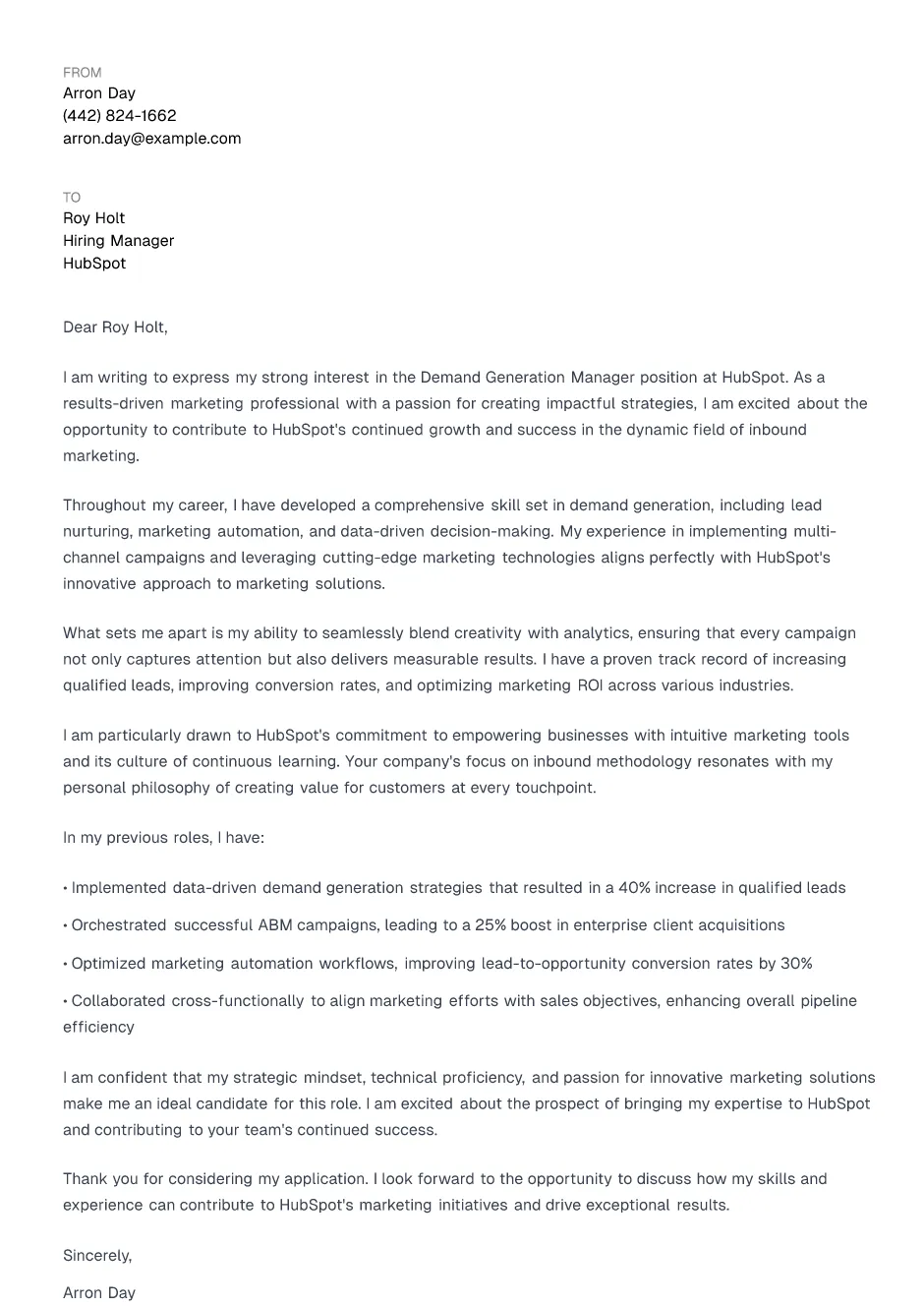 Demand Generation Manager
