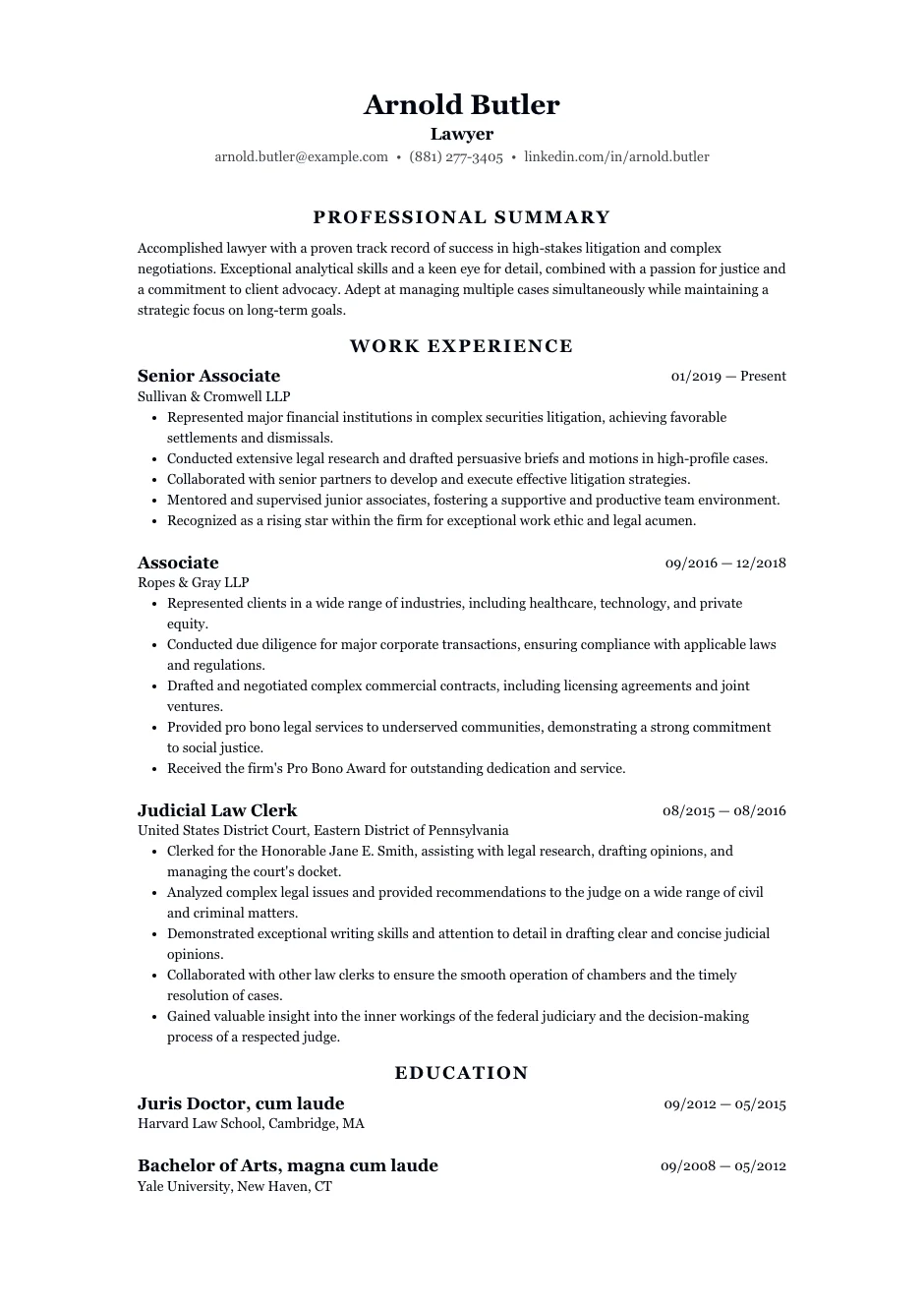 Watson Resume Template Watson